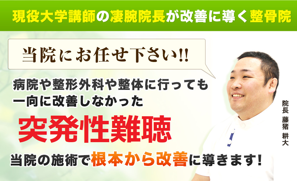 現役大学講師の凄腕院長が改善に導く整骨院！